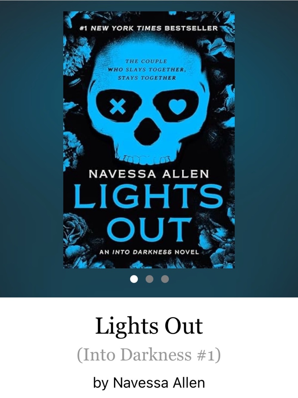 Lights Out by Navessa Allen Paperback Book Into Darkness #1 Dark Romance - Picture 9 of 13